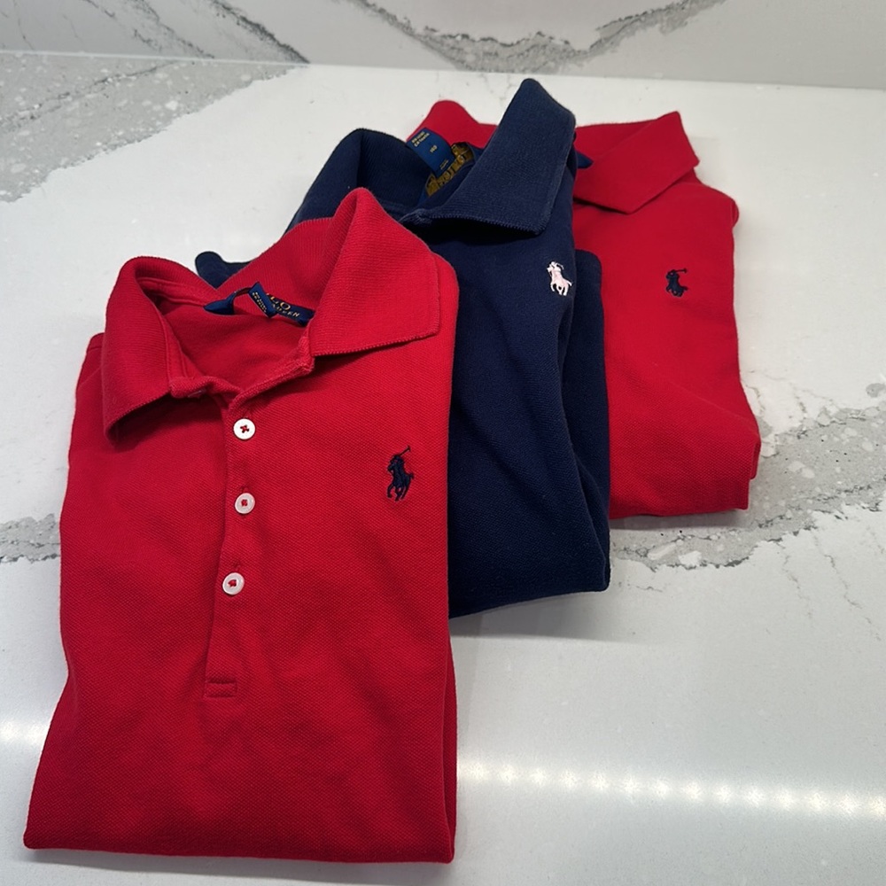 Polo - girls 8-10 (3 shirts)